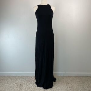 NWT Soprano Black Sleeveless Maxi Dress Size XS
